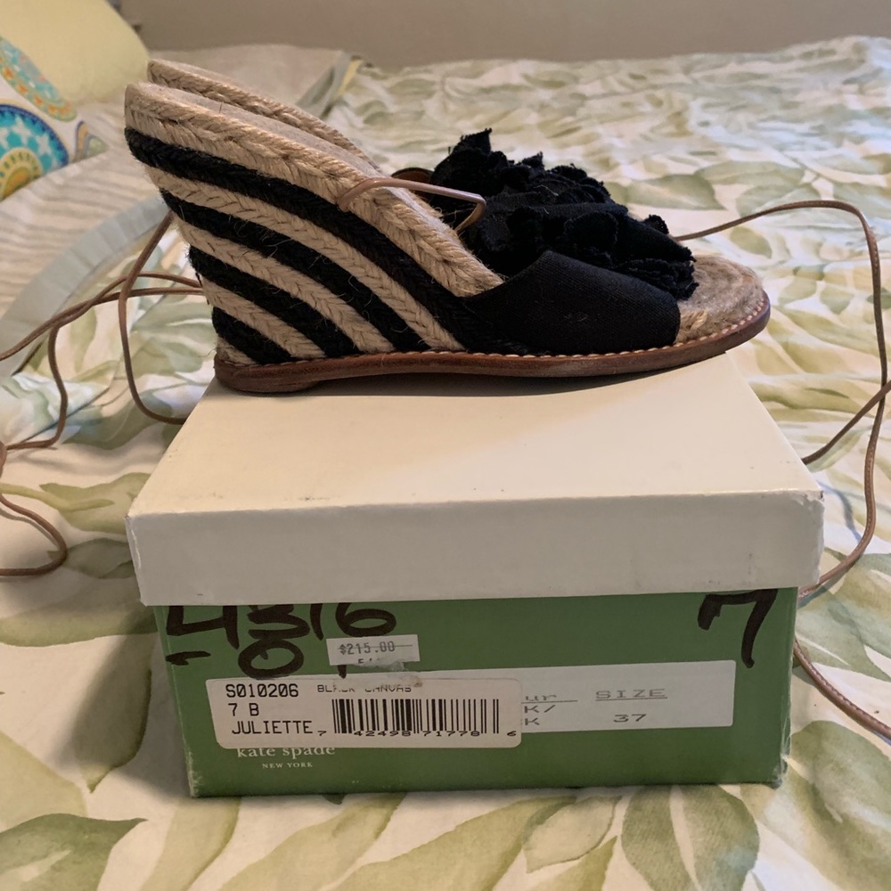 Kate Spade lace up Espadrilles